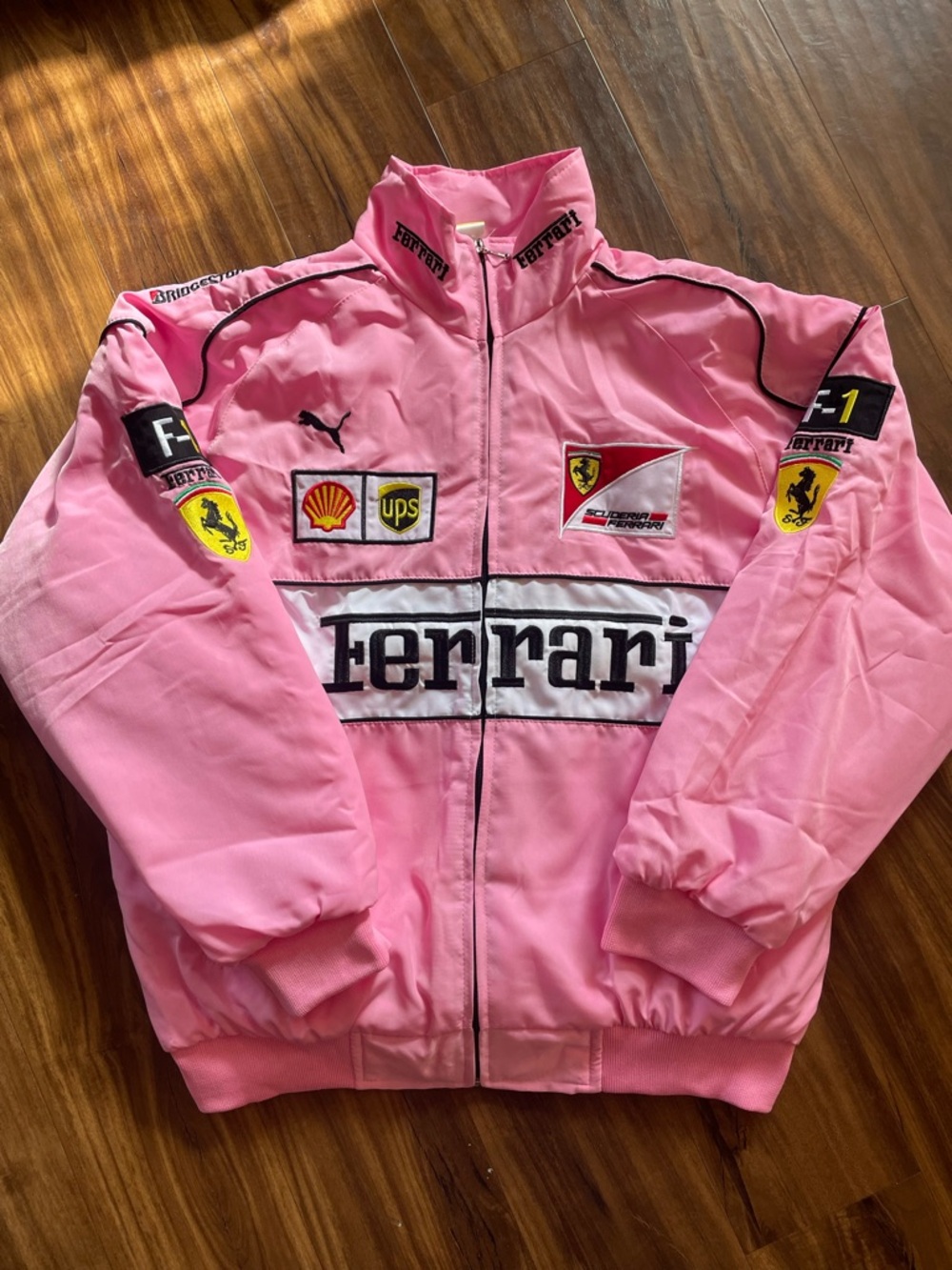 Ferrari F1 Pink Racing Jacket